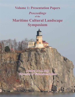 Proceedings of the Maritime Cultural Landscape Symposium