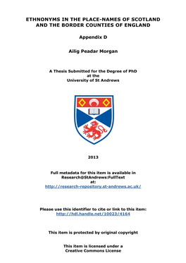 Ailig Morgan Phd Thesis Appendix D