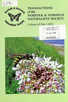 Transactions of the Norfolk and Norwich Naturalists' Society 9: 804-811