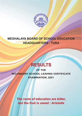 MBOSE SSLC Result 2021