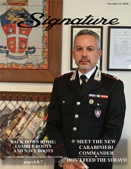 Meet the New Carabinieri Commander Don't