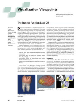 The Transfer Function Bake-Off ______