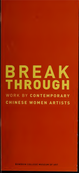 Breakthrough: Work by Contemporary Chinese Women Artists