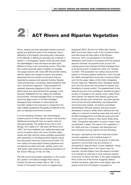 2 ACT Rivers and Riparian Vegetation