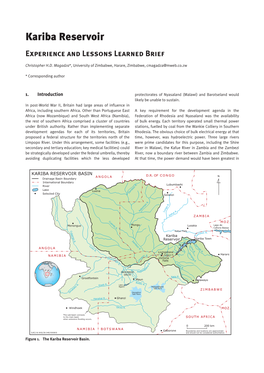 Kariba Reservoir Experience and Lessons Learned Brief