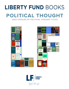 POLITICAL THOUGHT 2020 CATALOG of POLITICAL THOUGHT TITLES Bold Thinking Starts Here