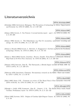 Literaturverzeichnis