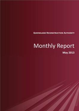 Monthly Report May 2013