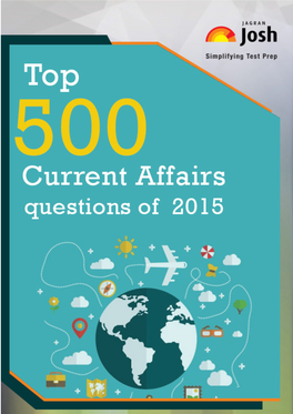 Current Affairs Quiz 2015