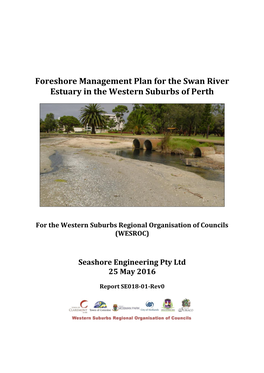 Foreshore Management Plan for the Swan River Estuary in the Western Suburbs of Perth