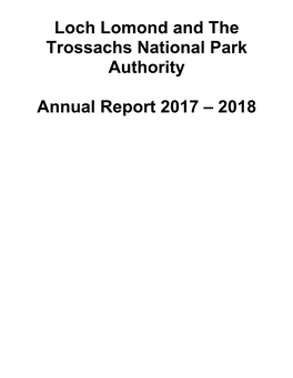Annual Report 2017 – 2018