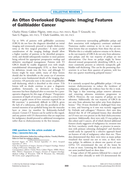 Imaging Features of Gallbladder Cancer