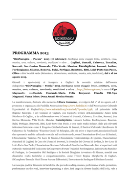 Programma 2013