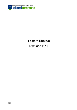 Femern Strategi Revision 2019