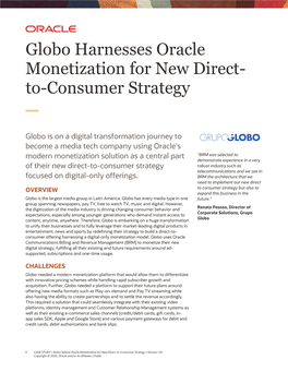 Globo Case Study