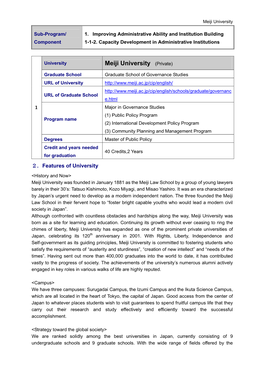 Meiji University (Private)