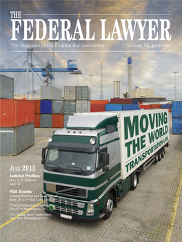 The Magazine of the Federal Bar Association Volume 62, Issue Six