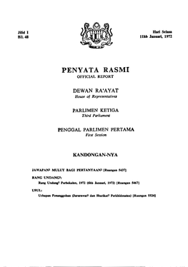 Penya Ta Rasmi Official Report