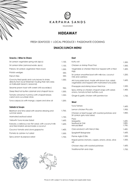 Download Menu Here