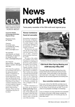 Twice-Yearly Newsletter of the CBA North-West Regional Group Roman