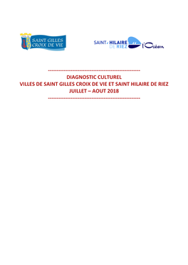 Diagnostic Culturel St Gilles Croix De Vie Et St Hilaire De Riez PDF 1 MO
