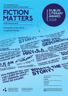 FICTION MATTERS 2019 No.25 February 2019