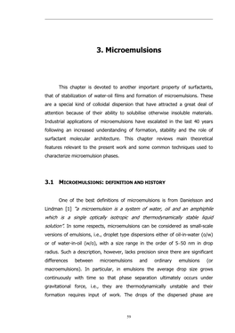 Microemulsions