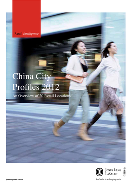 China City Profiles 2012 an Overview of 20 Retail Locations