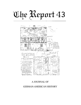 A Journal of German-American History