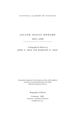 Leland Ossian Howard