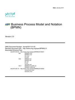 Business Process Model and Notation (BPMN), Version