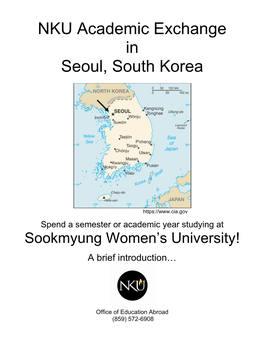 NKU Academic Exchange in Seoul, South Korea