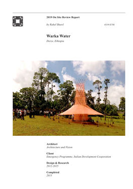 Warka Water Dorze, Ethiopia