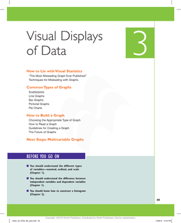 Visual Displays of Data 3
