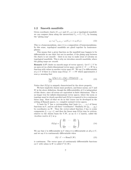 1.2 Smooth Manifolds