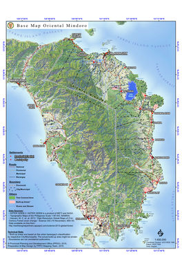 Base Map Oriental Mindoro