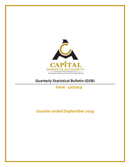 Capital Markets Authority Quarterly Statistical Bulletin Q3.2019.Pdf