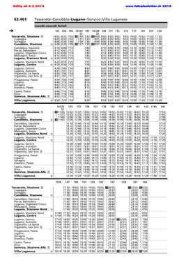 62.461 Tesserete–Canobbio–Lugano–Sonvico–Villa Luganese Ì