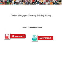 Godiva Mortgages Coventry Building Society