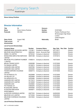 Online Company Credit Reports. Speedy, Reliable and Competitively Priced!