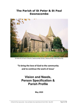 Parish Profile PCC Draft1