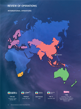 Review of Operations North America Canada Usa International Operations