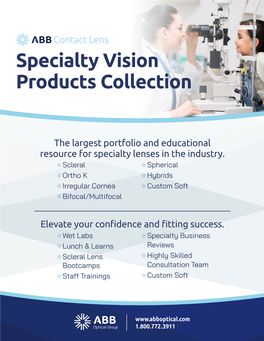 Specialty Vision Products Collection