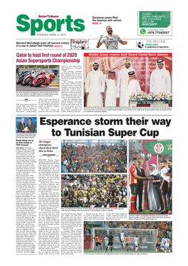 Esperance Storm Their Way to Tunisian Super