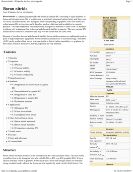 Boron Nitride - Wikipedia, the Free Encyclopedia Page 1