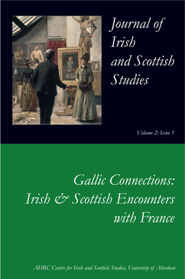 Journal of Irish and Scottish Studies Gallic Connections