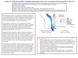 Impact of Libby Dam on River Floodplain Physical Processes and Ecosystem at the Kootenai River, ID, USA