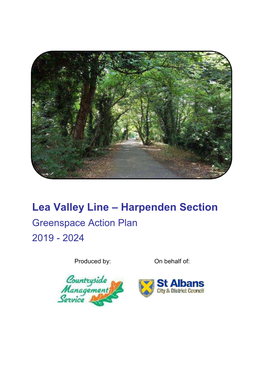 Lea Valley Line – Harpenden Section Greenspace Action Plan 2019 - 2024