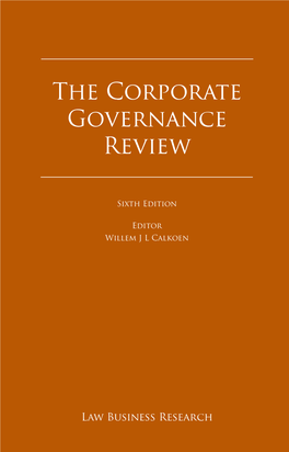 Corporate Governance in Canada