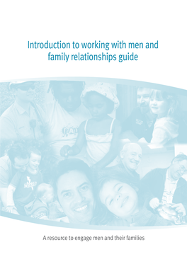Introduction to Working with Men and Family Relationships Guide